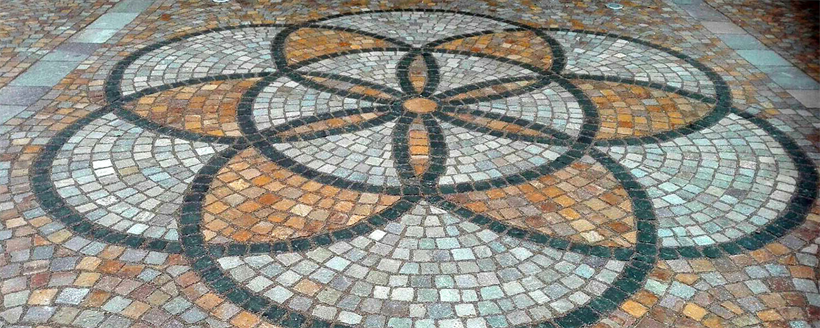 Porphyry floors in trentino